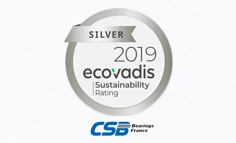 Médaille d’argent Ecovadis CSR