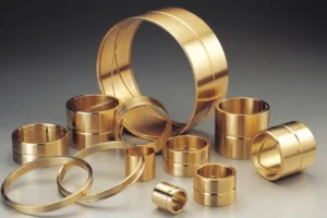 Lubricated metal smooth bearing